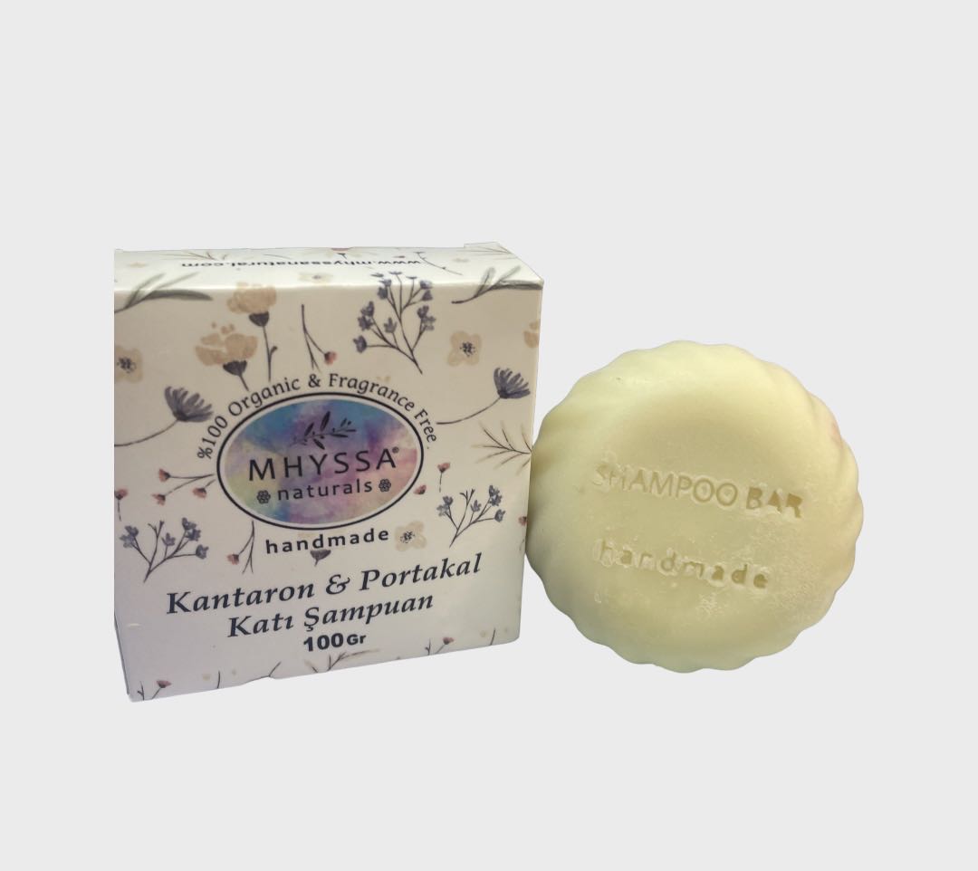 Kantaron & Portakal Katı Şampuan 100g