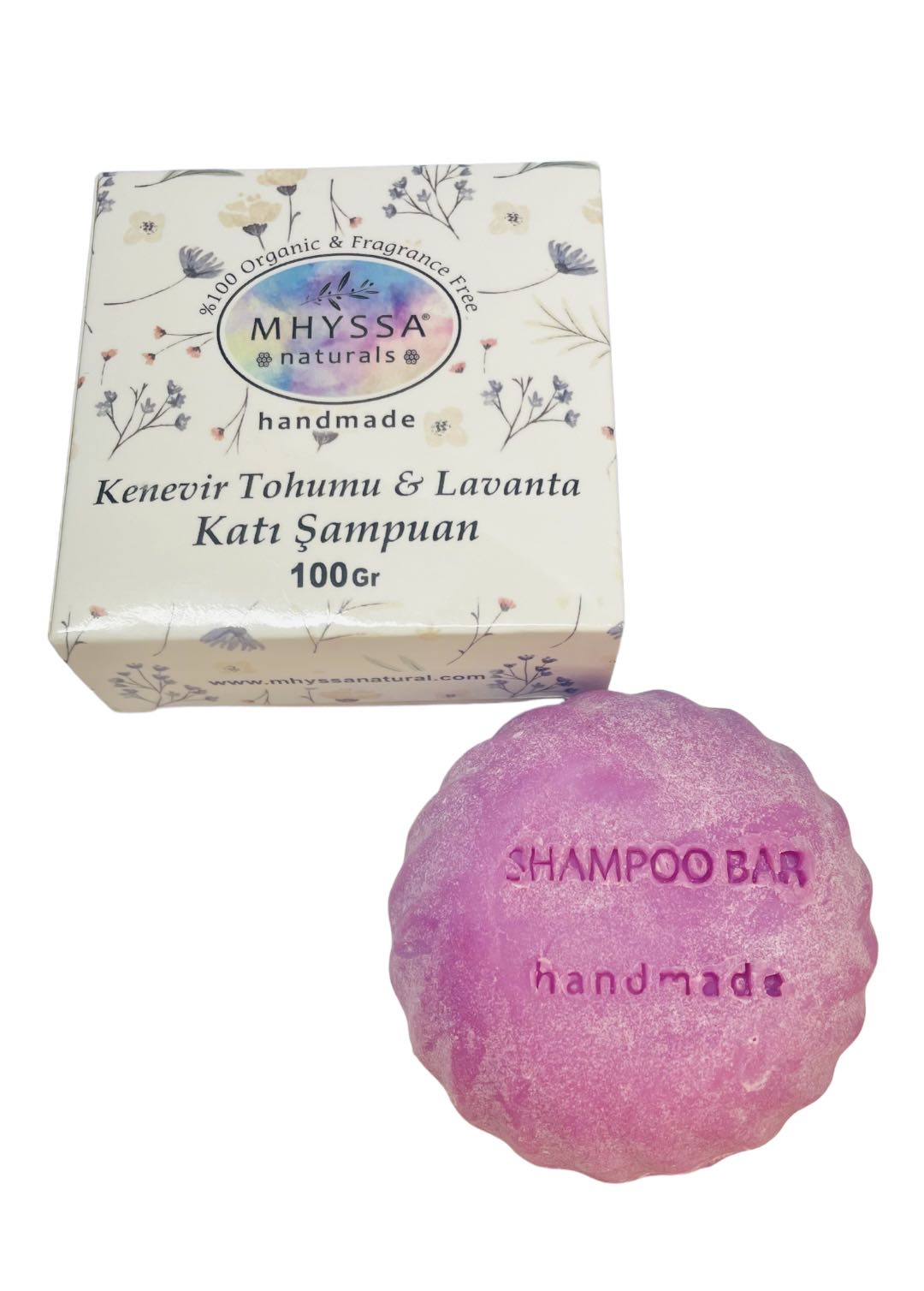 Lavanta& Kenevir Tohumu yağı Katı Şampuan 100g (2)