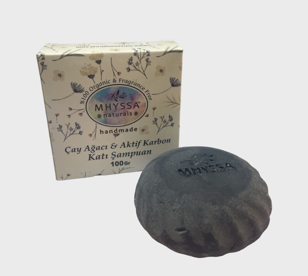 çay ağacı & aktif karbon katı şampuan 100g