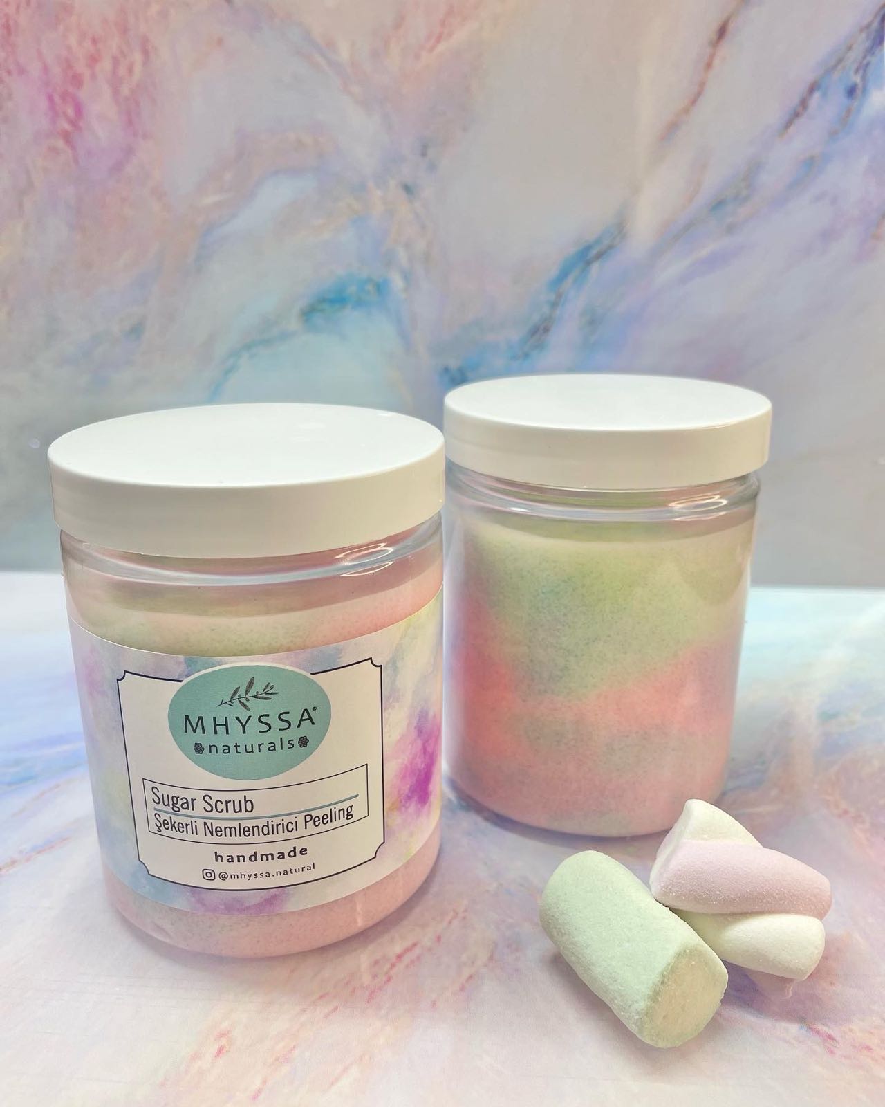 marshmellow kokulu body sugar scrub 300ml